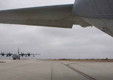 VMGR-352 KC-130s Tag-team Refueling