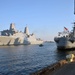 LA Fleet Week 2017 Ship arrival