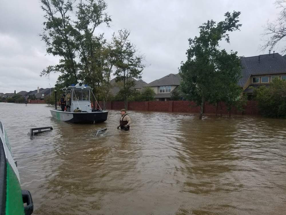 U.S. Border Patrol Riverine Hurricane Harvey Rescue Operations