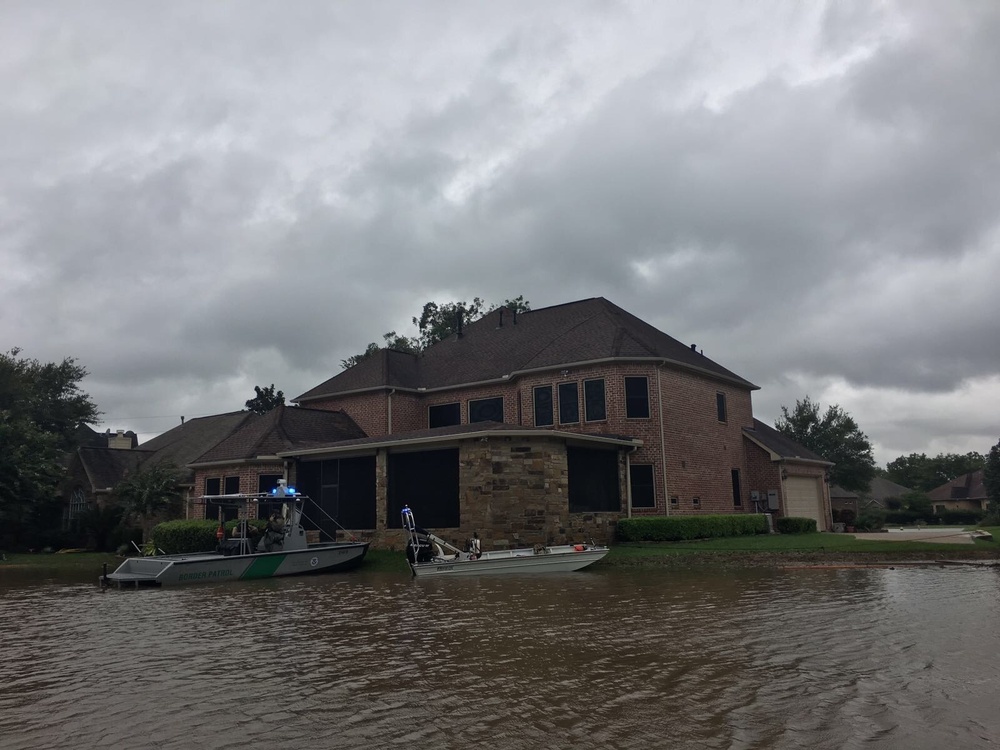 U.S. Border Patrol Riverine Hurricane Harvey Rescue Operations