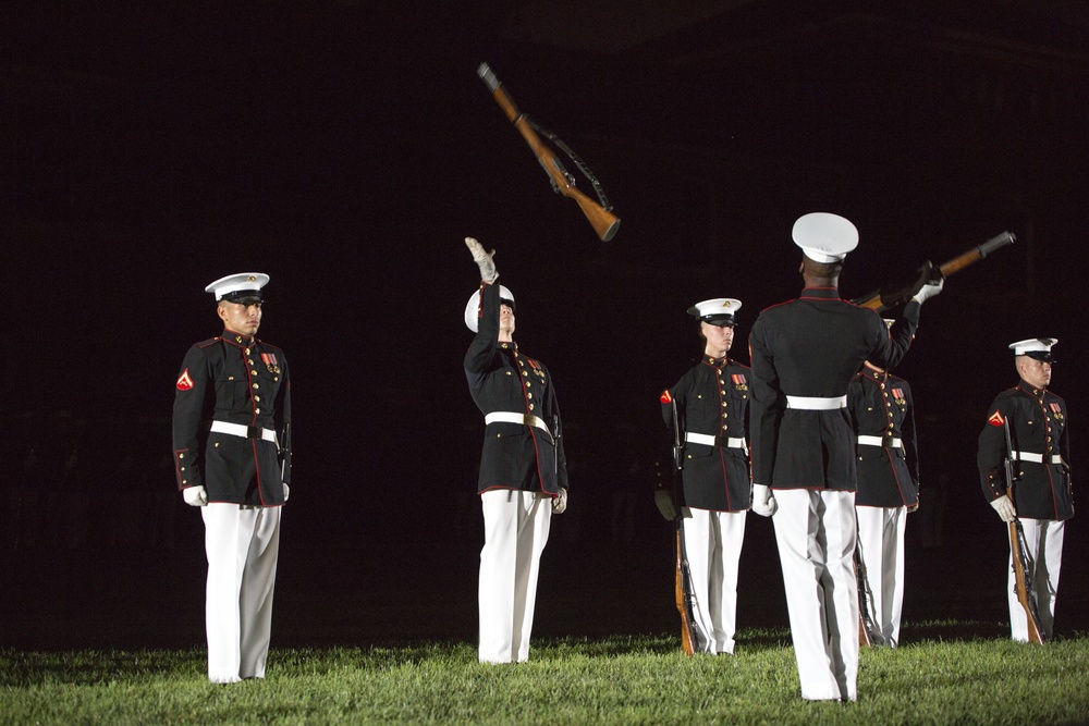 Marine Barracks Washington Sunset Parade August 18, 2017