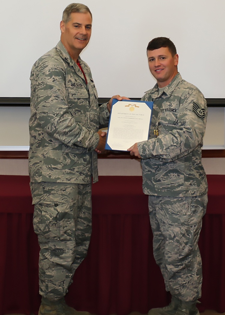Tharrett Receives Air Force Commendation Medal