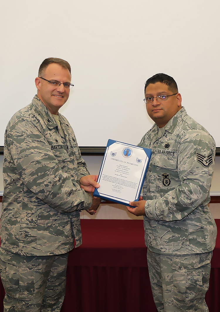 Marrero Promoted to Technical Sergeant