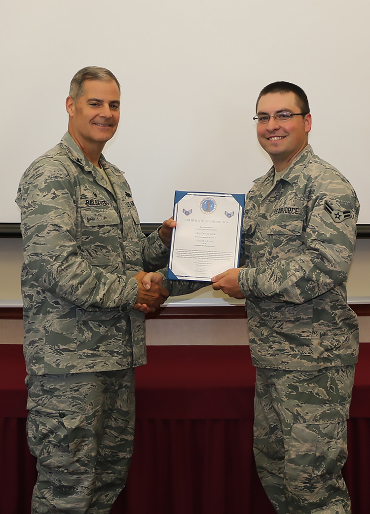 Kerr Promoted to Senior Airman