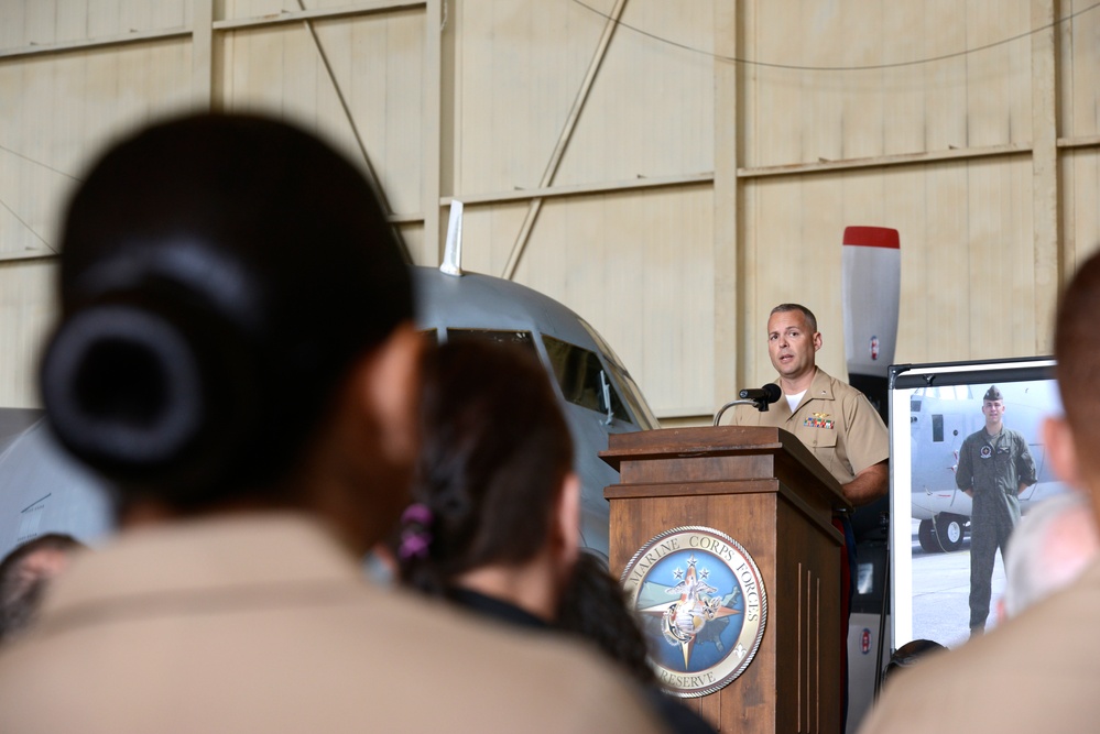 VMGR-452 Marines honored at Stewart Air National Guard Base