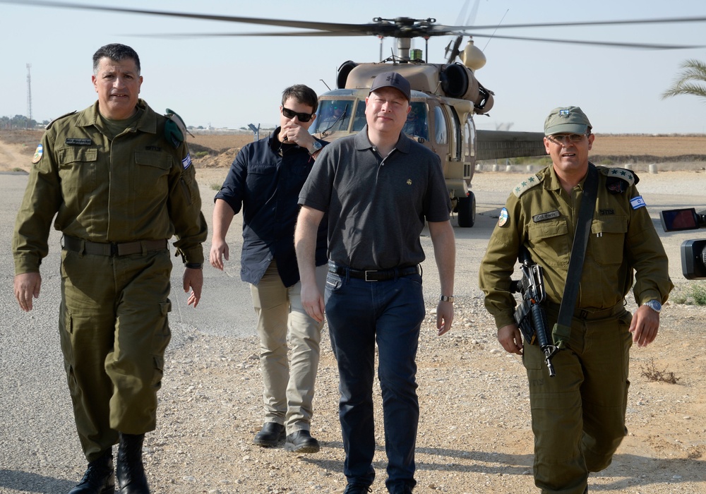Special Representative for International Negotiations Jason Greenblatt spent a day touring the Gaza border.