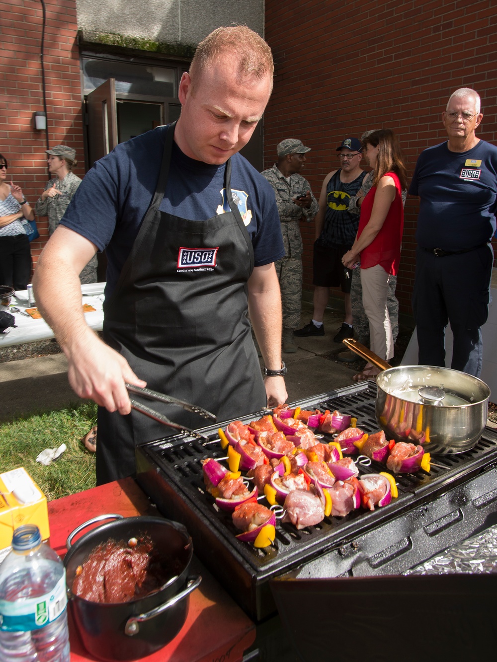 Chef Irvine sees what's cookin' at Wright-Patt!