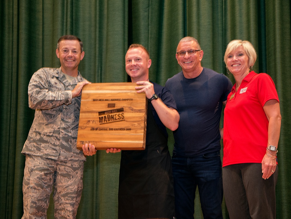 Chef Irvine sees what's cookin' at Wright-Patt!