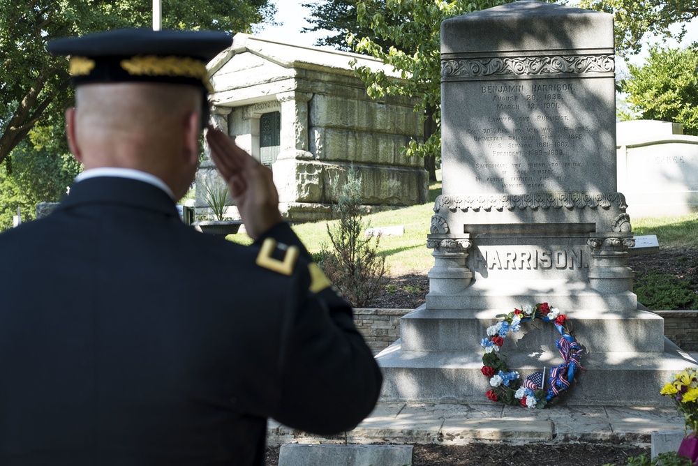 Army General honors life of 23rd U.S. President
