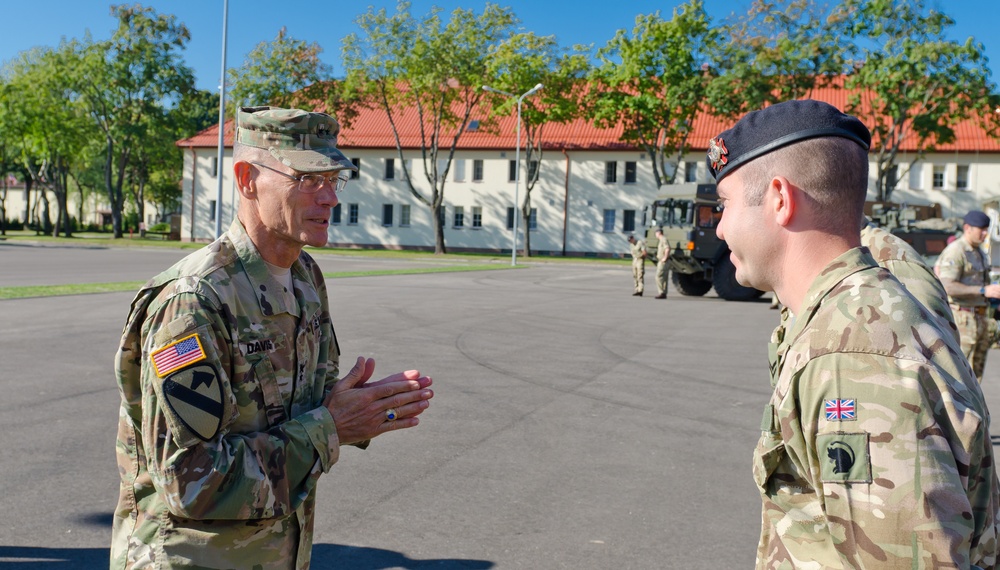 EUCOM operations chief visits Battle Group Poland