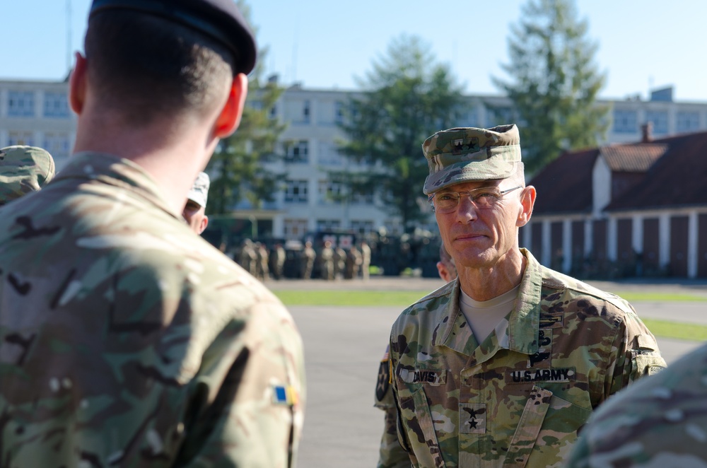 EUCOM operations chief visits Battle Group Poland