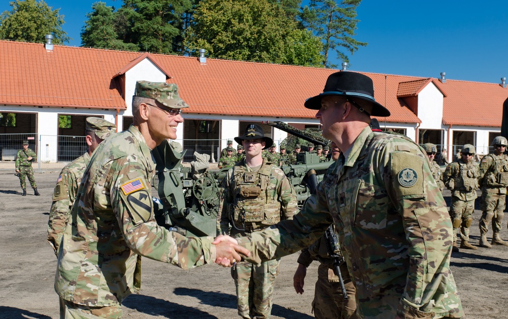 EUCOM operations chief visits Battle Group Poland