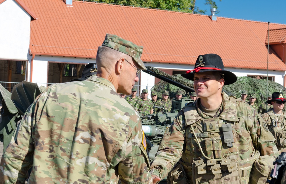 EUCOM operations chief visits Battle Group Poland