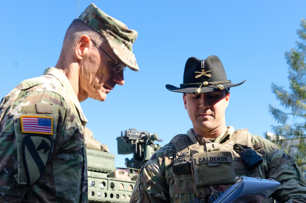 EUCOM operations chief visits Battle Group Poland