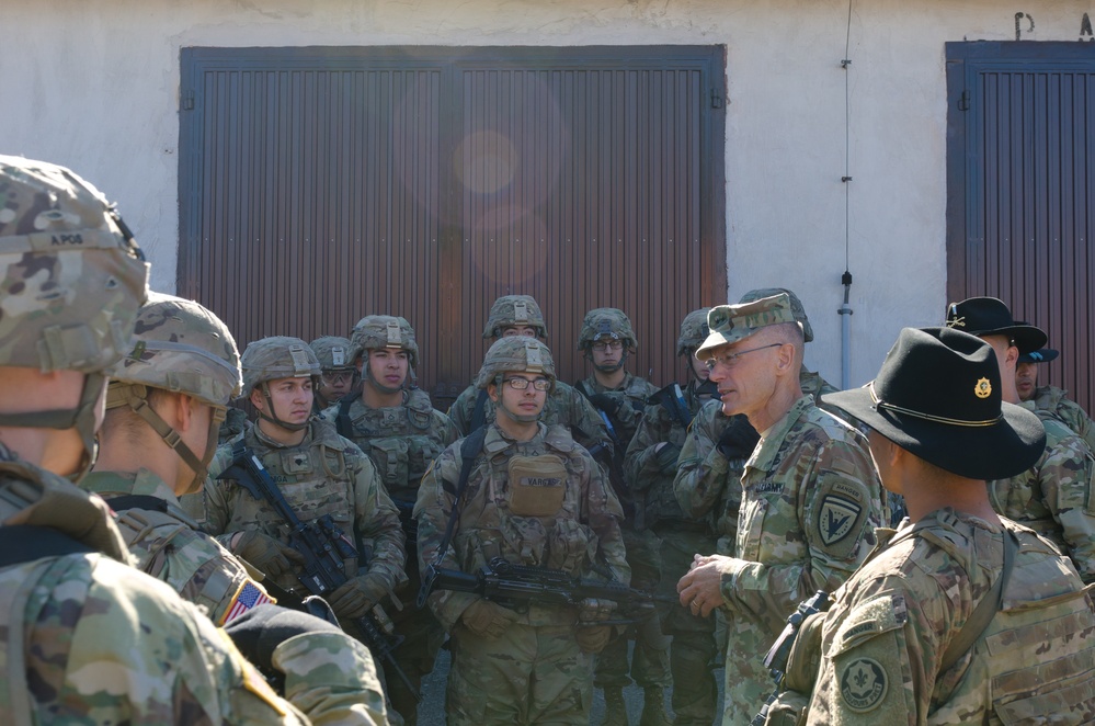 EUCOM operations chief visits Battle Group Poland