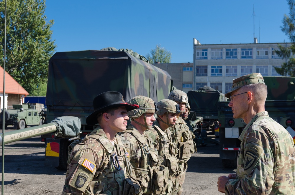 EUCOM operations chief visits Battle Group Poland