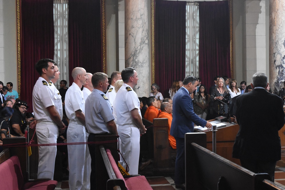 LA Fleet Week Resolution at City Hall
