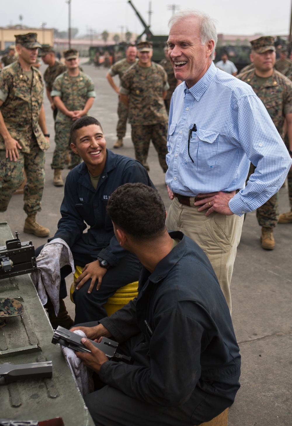 Secretary of the Navy Richard V. Spencer Visits MCB Camp Pendleton