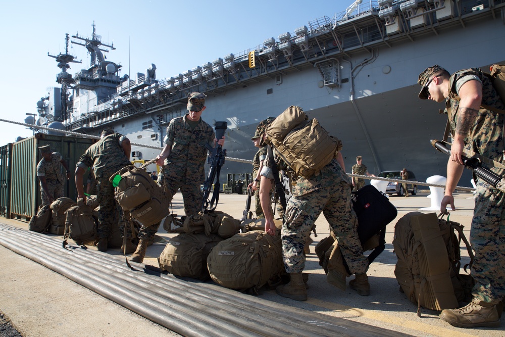 26 MEU prepares to provide relief support in Texas
