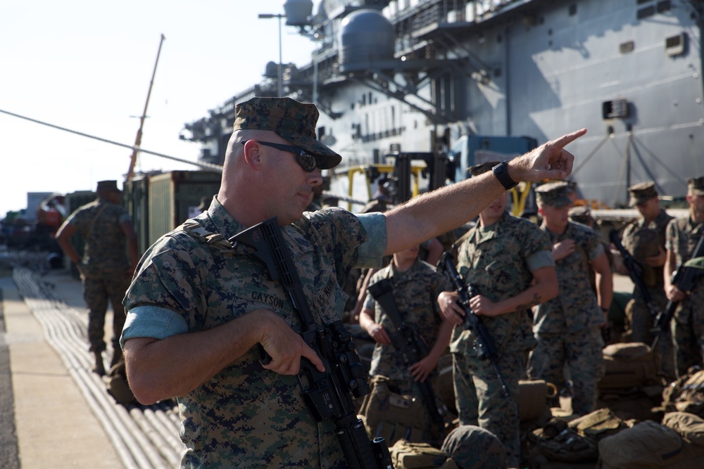 26 MEU prepares to provide relief support in Texas