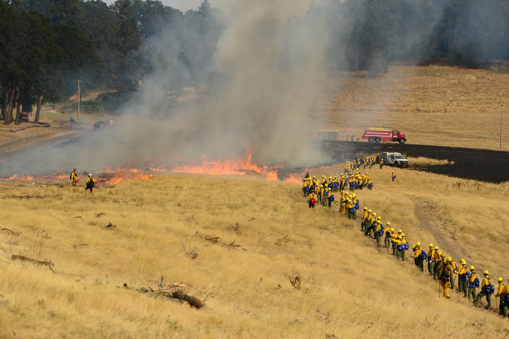 Oregon National Guardsmen activated to assist with Chetco Bar Fire