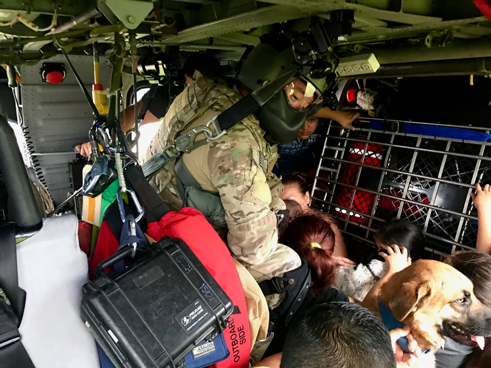 Reserve Rescue Airmen assist with Hurricane Harvey relief