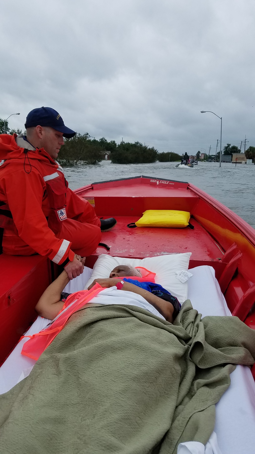 Coast Guard conducts search and rescue in support of Hurricane Harvey