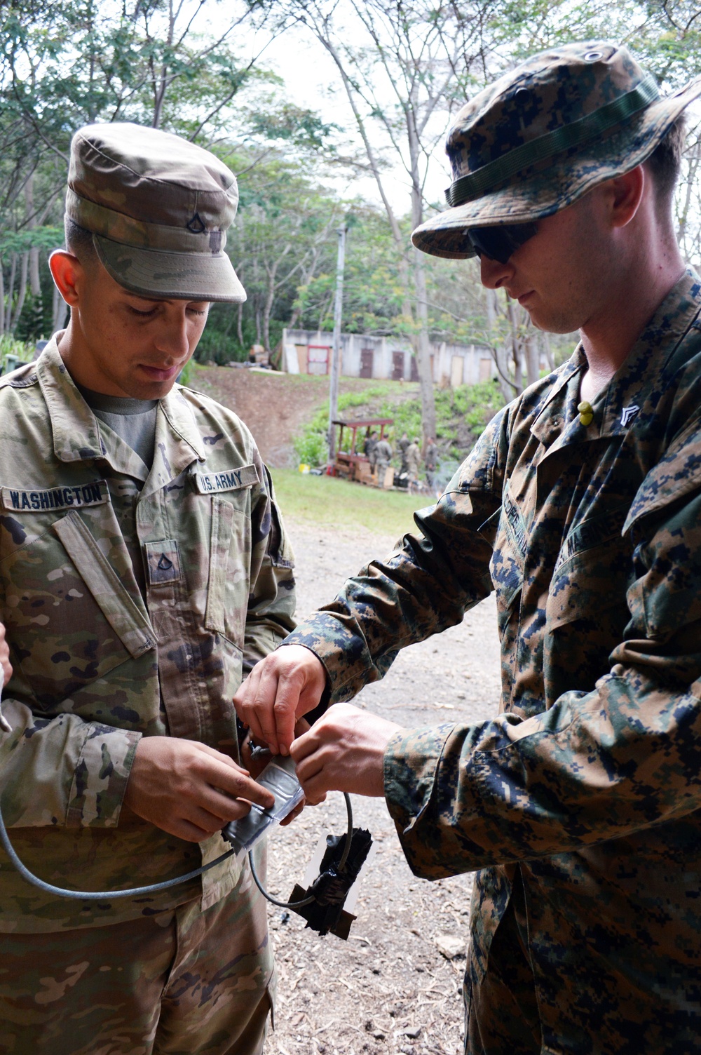 Combat Engineers, Marines make a bang with door breaching