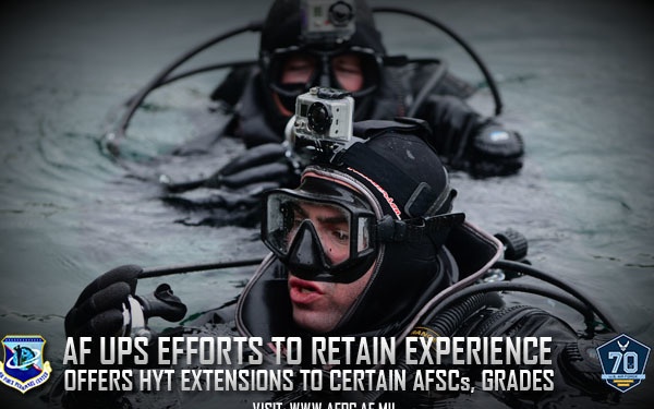 AF offers high year of tenure extensions to retain experienced Airmen