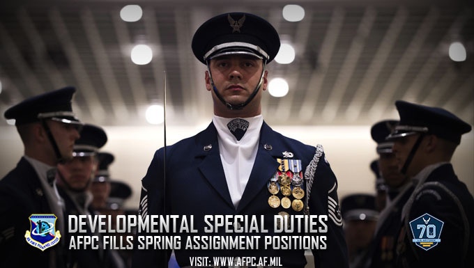 Airmen in developmental special duties epitomize leadership, core values