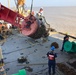 Harry Claiborne  crew assesses Harvey's damage