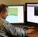 178th Wing members analyzing airborne and commercial satellite imagery remotely from the 178th Wing, Springfield Ohio Air National Guard base, providing information to a liaison officer located in Austin Texas in relief assistance in the aftermath of Hur