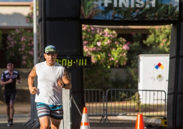 Swim, Bike &amp; Run: Tradewind Triathlon held aboard MCBH