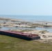 Barge aground near Corpus Christi after Hurricane Harvey