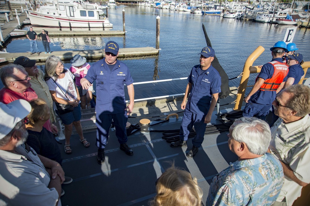 Former USS Sea Fox (SS 402) Submariners Visit Coast Guard Namesake