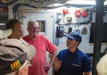 Former USS Sea Fox (SS 402) Submariners Visit Coast Guard Namesake