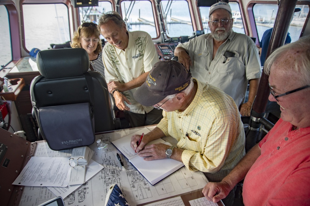 Former USS Sea Fox (SS 402) Submariners Visit Coast Guard Namesake