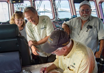 Former USS Sea Fox (SS 402) Submariners Visit Coast Guard Namesake