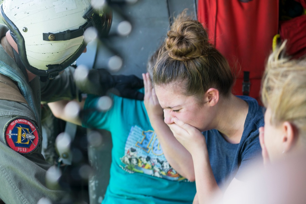 Navy Squadron HSC-28 Rescues Civilians at Texas School