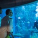 Sailors Visit Aquarium of the Pacific During Los Angeles Fleet Week