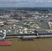 Coast Guard aircrews conduct flyovers to assess Texas ports