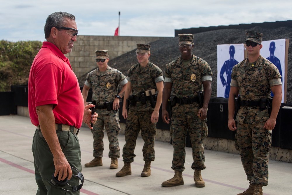Absorbing the recoil: MPs fire the Beretta and M1014