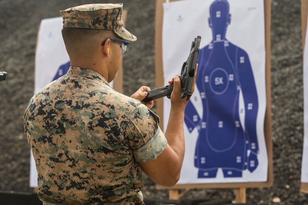 Absorbing the recoil: MPs fire the Beretta and M1014