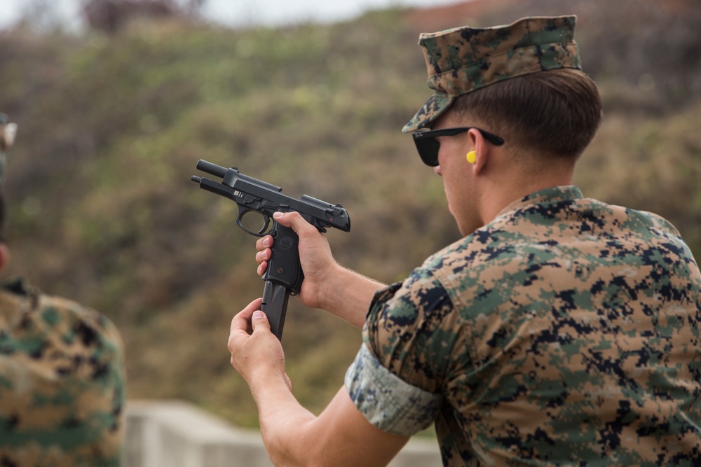 Absorbing the recoil: MPs fire the Beretta and M1014