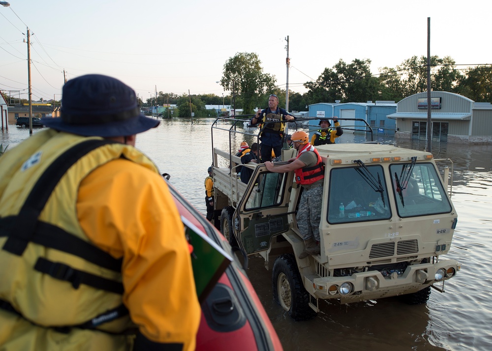 Hurricane Harvey rescue operations