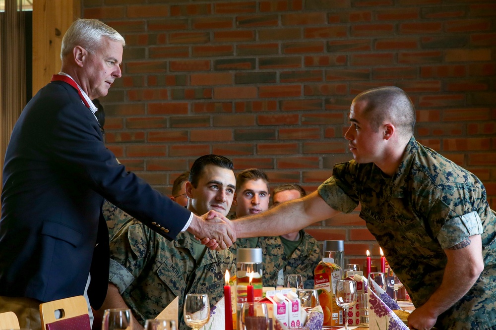 U.S. Congressional Delegation visit Marine Rotational Force Europe 17.2