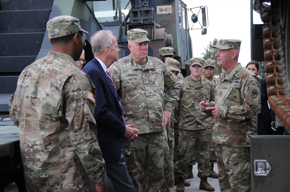 Acting Army Secretary, Senator, visit 405th AFSB