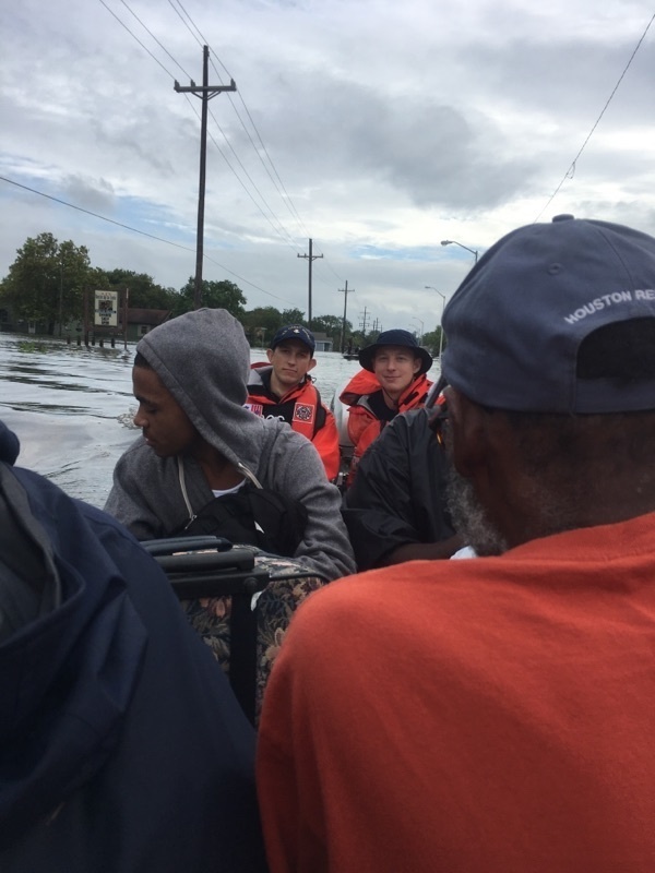 Coast Guard rescues residents of Port Arthur, Texas