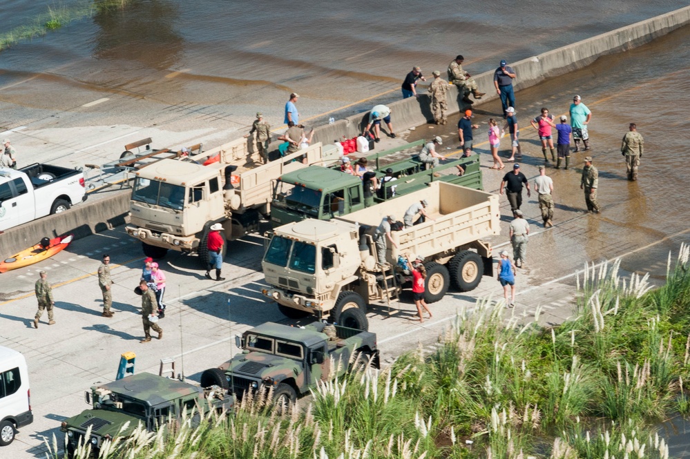 TXARNG Aviation units conduct search and rescue operations after Hurricane Harvey