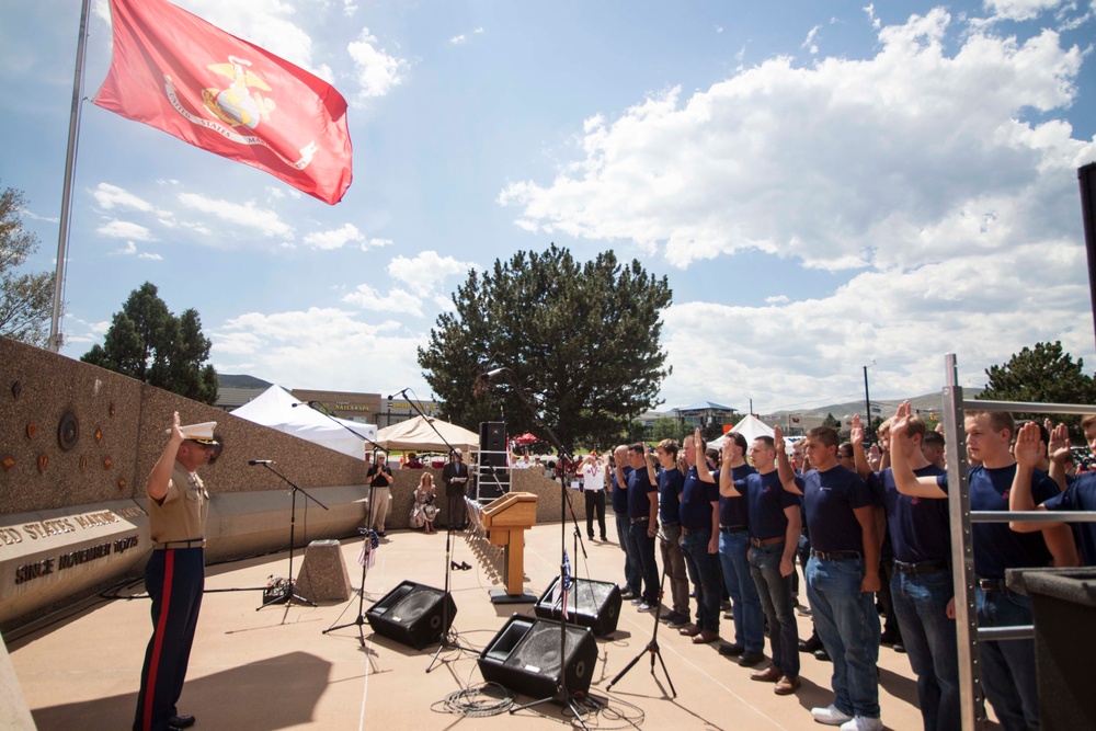 Golden Colorado Marine Corps Memorial turns 40
